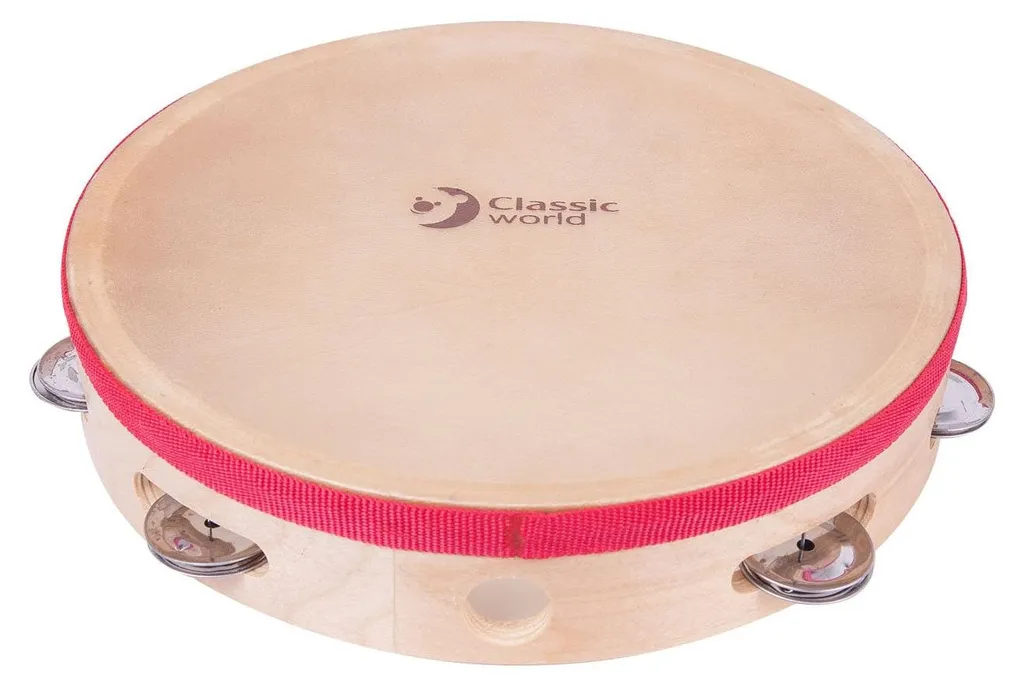 Tambourin pour Initiation Musicale Enfant 25 cm - Atelier et École