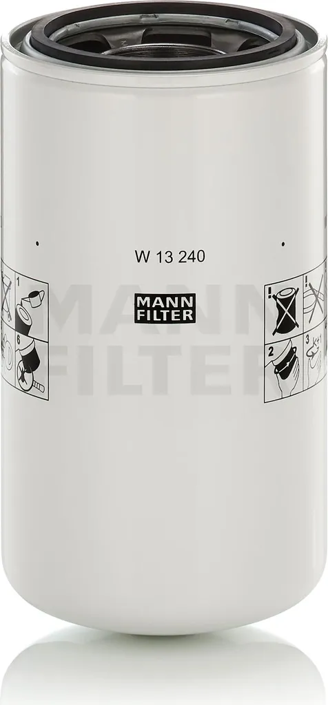 MANN-FILTER W 13 240 Filtre hydraulique haute performance pour moteur