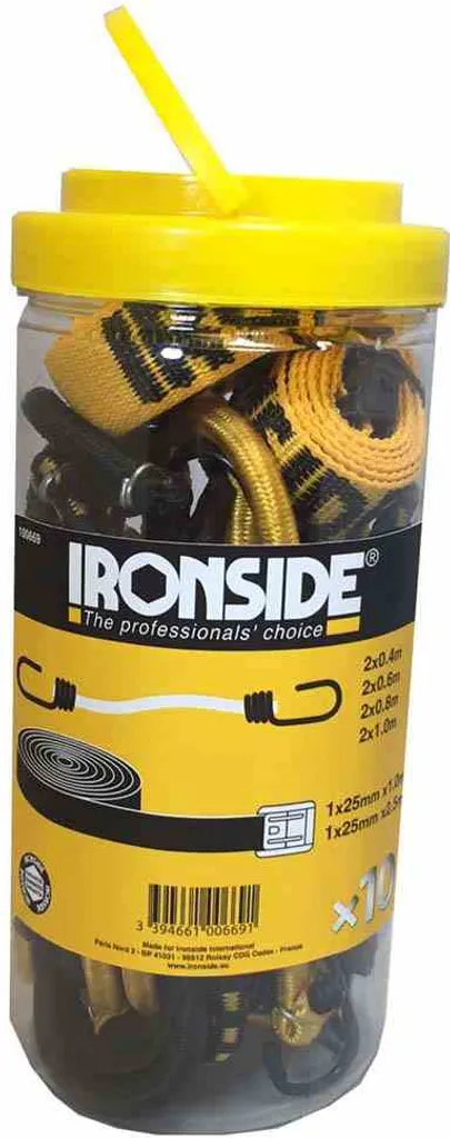 Sécurisez vos Chargements Instables : Kit 10 Sangles Arrimage Ironside