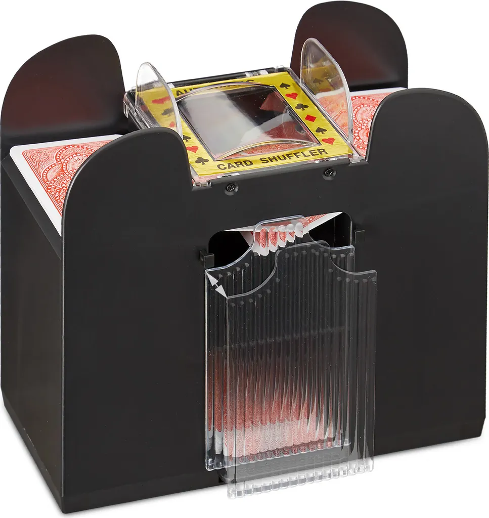 Mélangeur de cartes électrique 6 plateaux évite la triche au poker