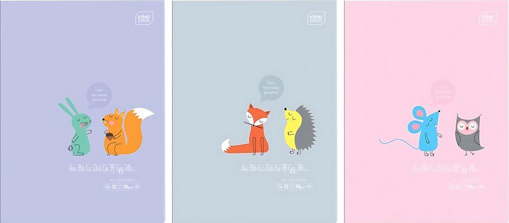 Interdruk Übungsheft A4 32 Colored Line 90g/m² BeBe Kids Produktbild 