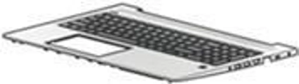 Clavier HP L45091-041 et Coque Inférieure pour ProBook 450 G6 Allemand