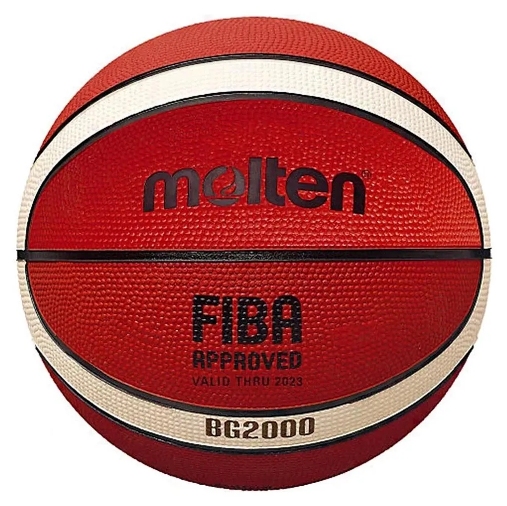 Ballon de basketball Molten BG2000 Taille 5 extérieur et intérieur brun