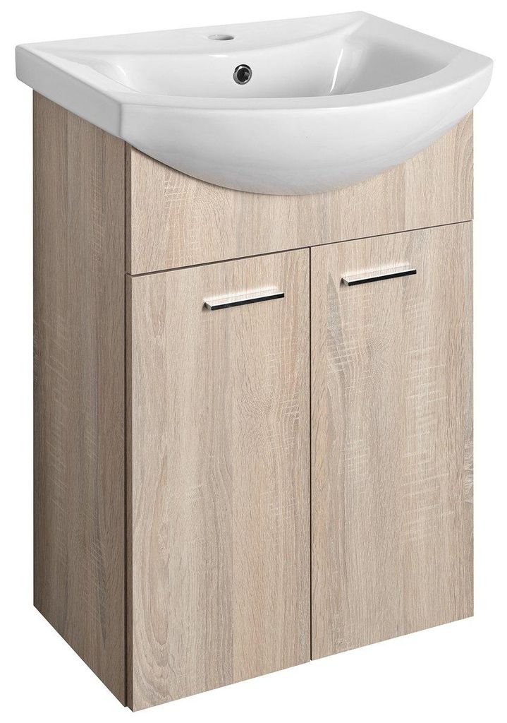 Aqualine ZOJA Unterschrank 50,5x74x30cm, Platineiche