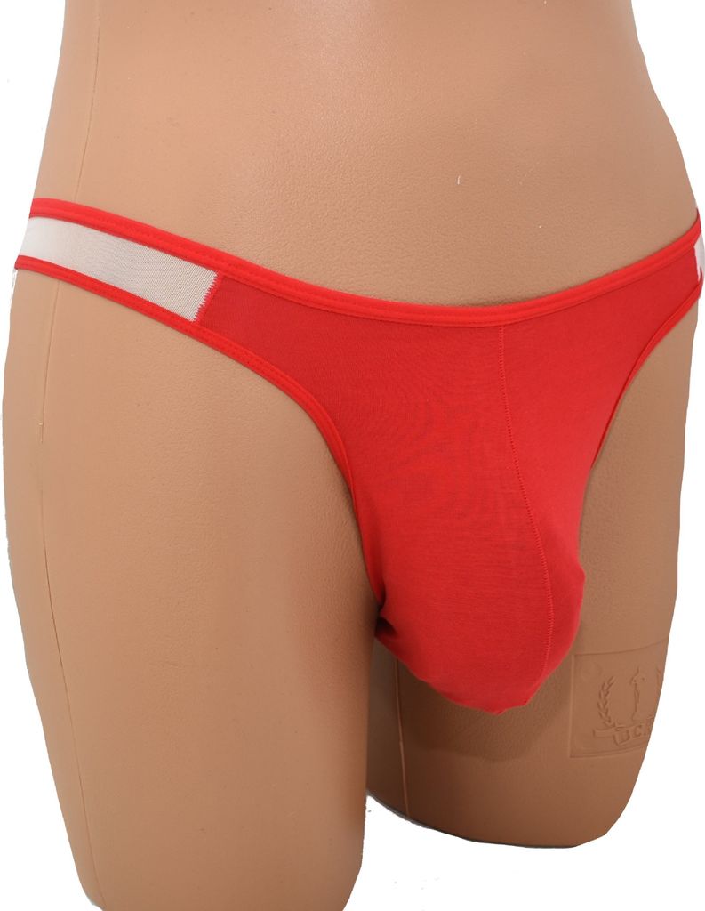 Herren String mit extra großem Beutel