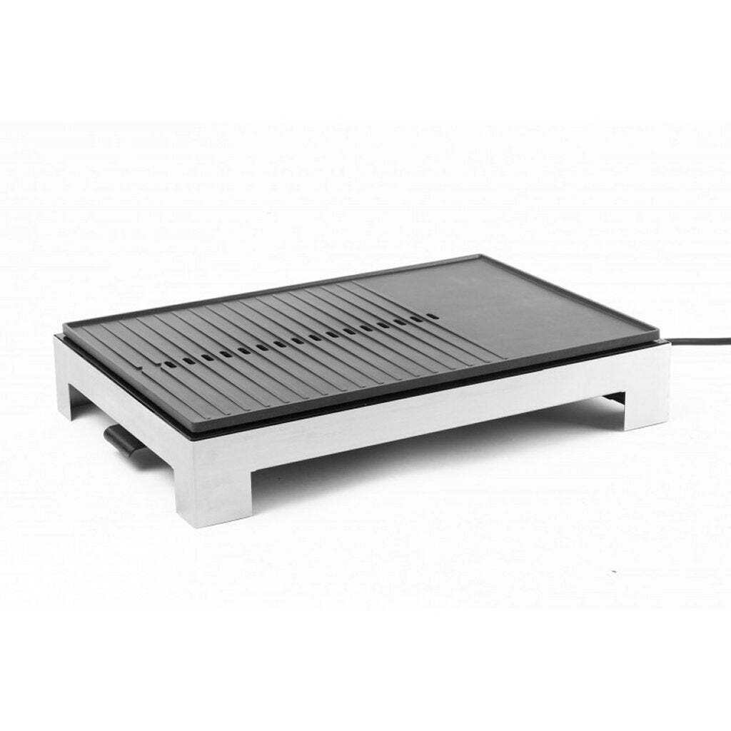 Fritel Tg1475 Elektrischer Tischgrill Edelstahl/Schwarz