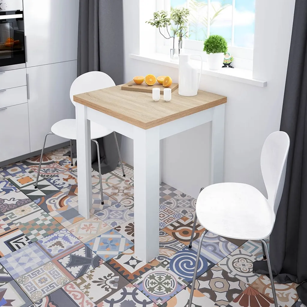 Table escamotable pour optimiser petit salon sans encombrer L67 cm - 14