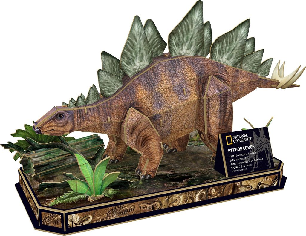 CubicFun Cubic Fun 3d Puzzel NG Stegosaurus, 62 Stück(e), Tiere, 8 Jahr(e)