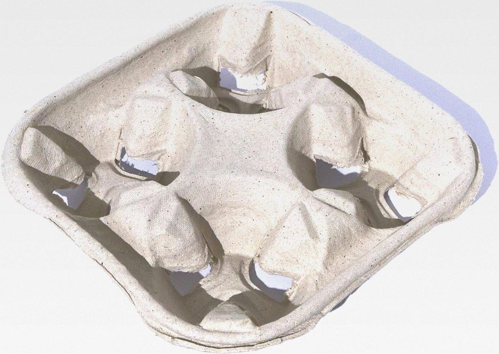 Becherhalter aus Pappe (Zellulose) für 4 Coffee-to-Go Becher - 110 Stück - Bechertablett - Takeaway Becherhalter - Cupholder