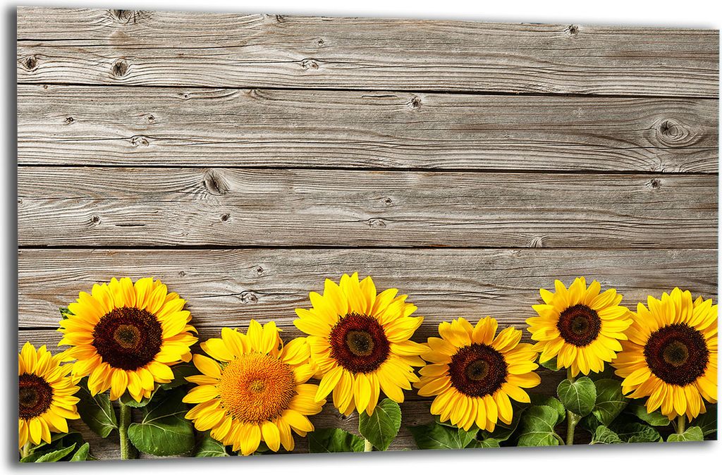 Herdabdeckplatte Glaskeramikkochfeld-Abdeckung Spritzschutz Glas 80x52 Blumen