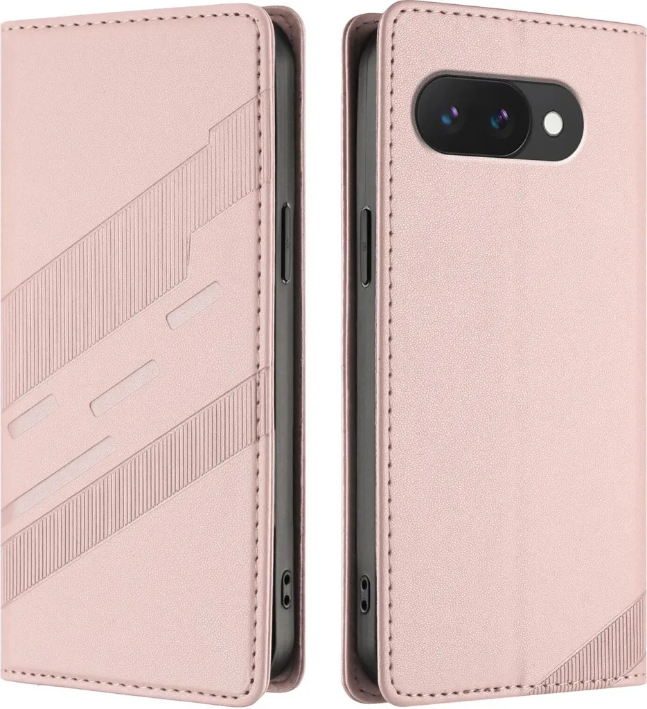 Custodia Google Pixel 9a Rosa | Cover Phonesta Portafoglio in Pelle
