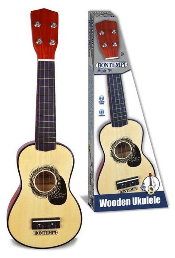 Bontempi Holz Gitarre Spielzeug 55 cm - Kindergitarre Musik