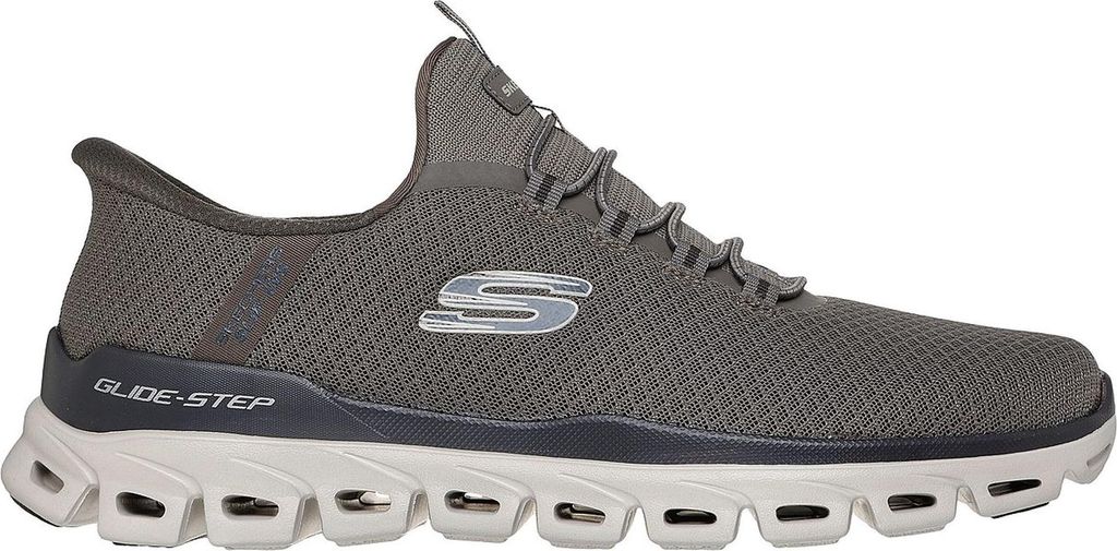 Skechers Glide-Step Noxus Slip-On Braun BRNT Größe EU 46 Produktbild 