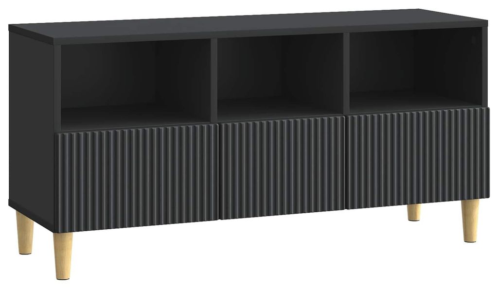 Maison Exclusive - TV-Schränk Schwarz 102 x 34,5 x 50 cm Holzwerkstoff
