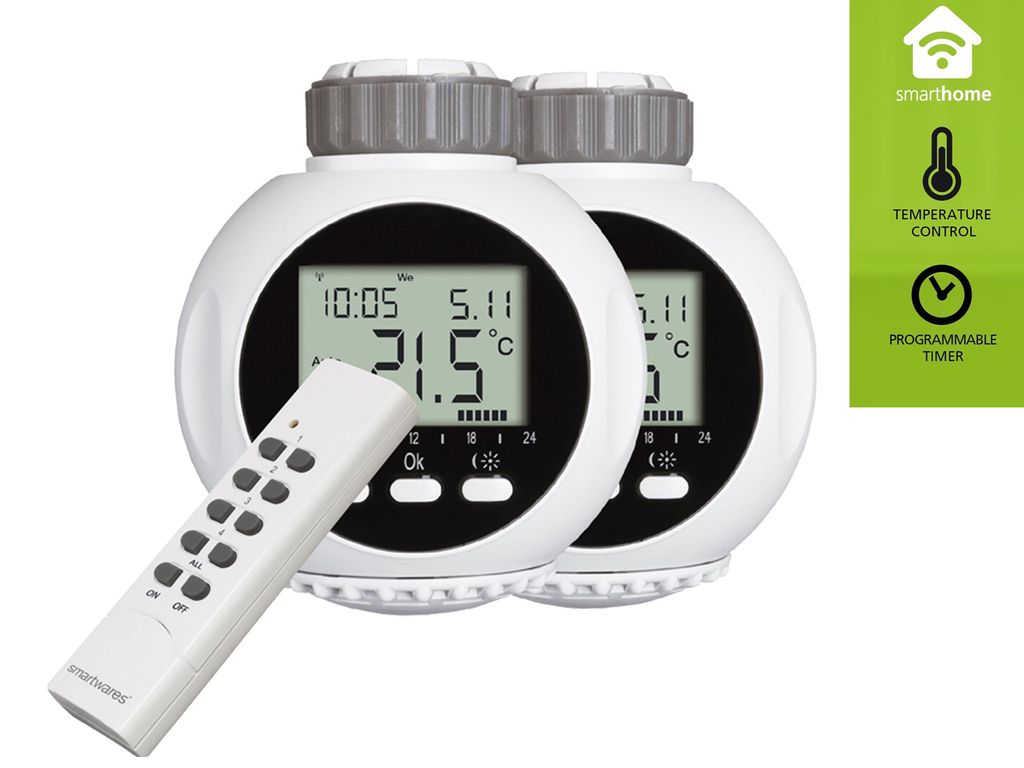 Smartwares SHS-53002-EU - Heizkörper-Regler-Set