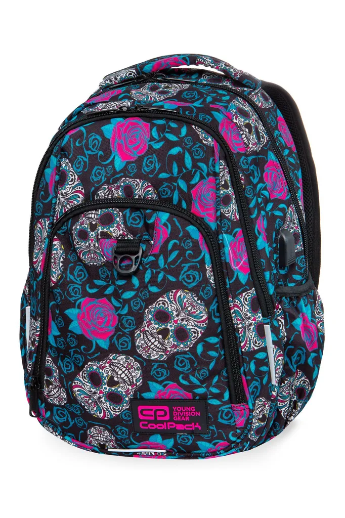 Grand cartable scolaire fille CoolPack Strike L coloré et très léger