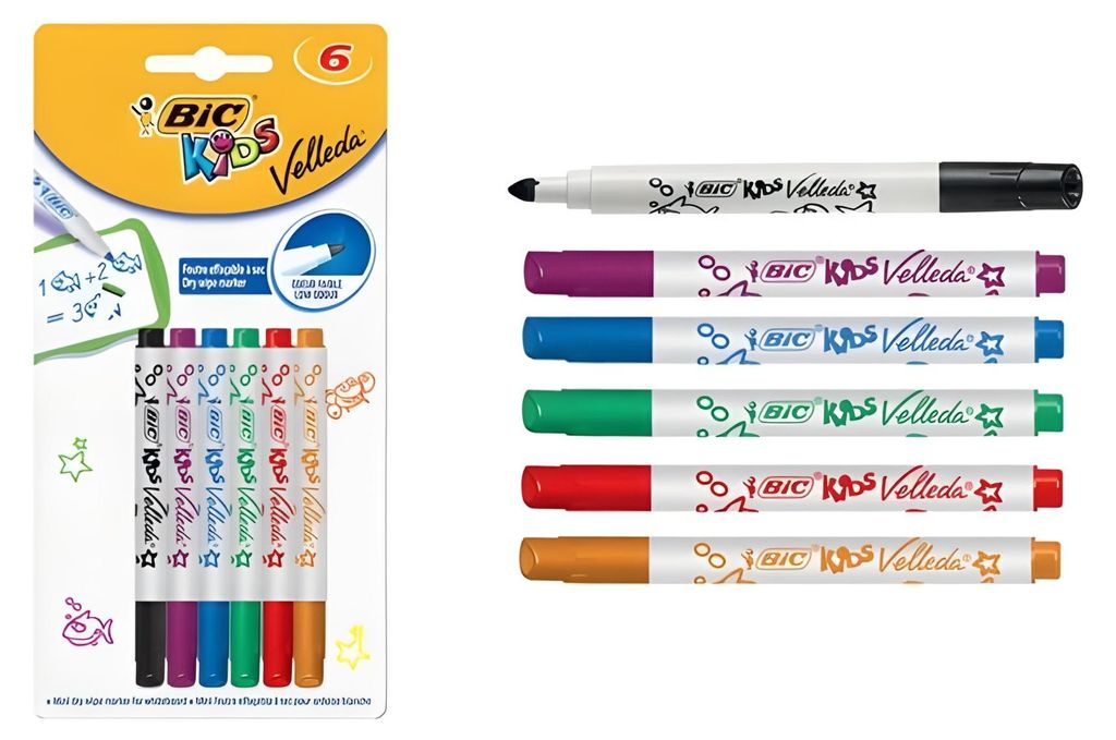 Marker Mini Bic Kids Valleda Bl6 7426 (6)