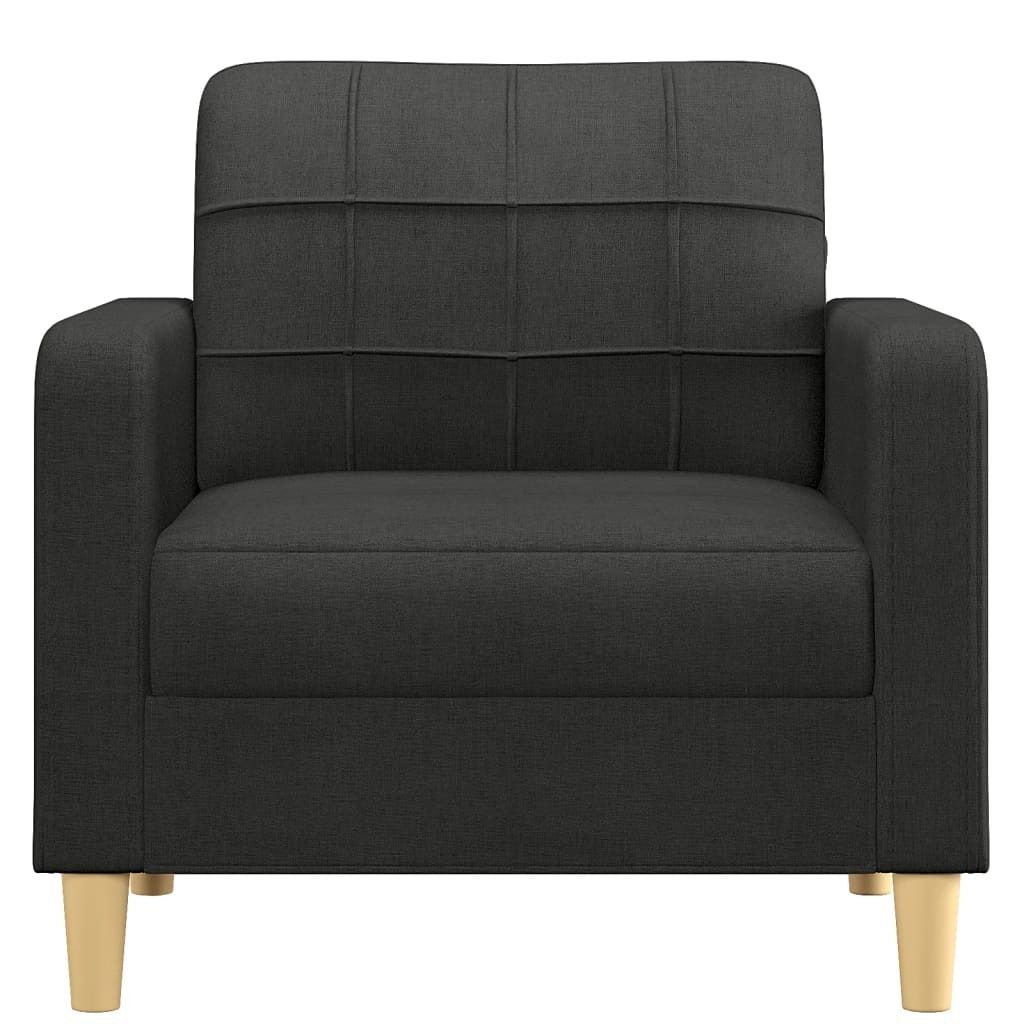 "2026 Aktion" Sofasessel Schwarz 60 cm Stoff - 78 x 77 x 80 cm - NeuMöbel7520017