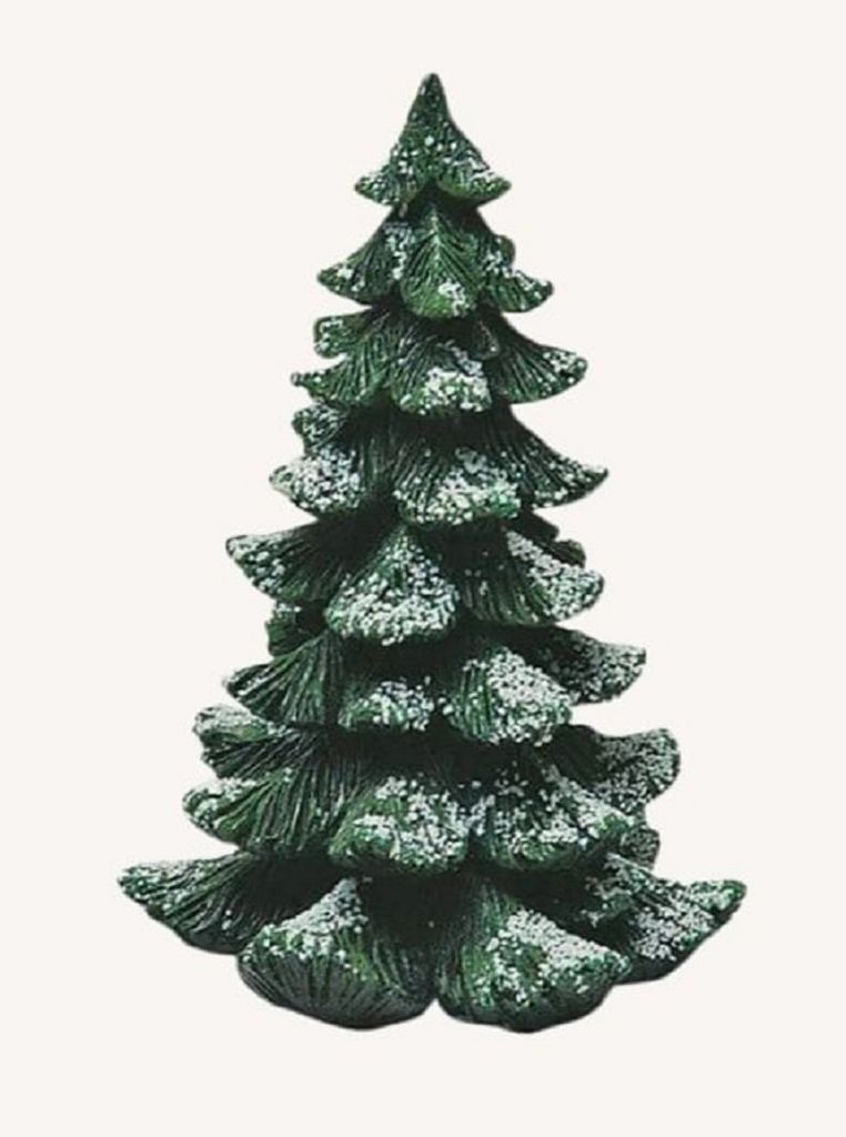 Wurm Figur Weihnachtsdorf - Schneetanne groß C