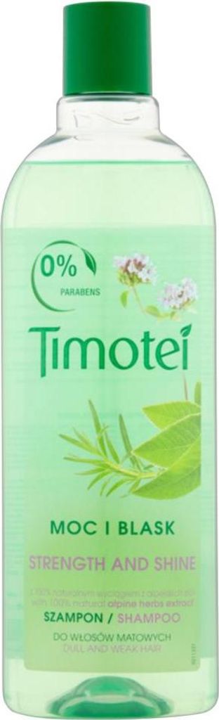 Timotei, Szampon do włosów, Moc i blask, 400 ml Obrázok produktu 