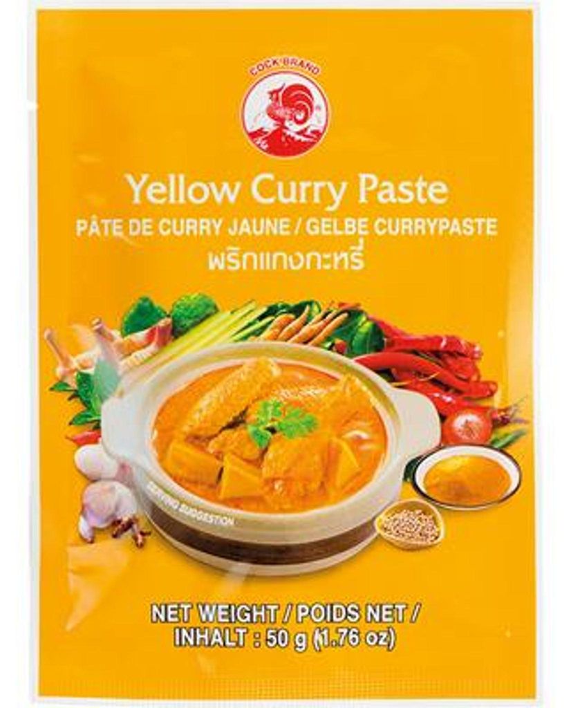 Pâte de curry jaune Cock, 50 g Image du produit 