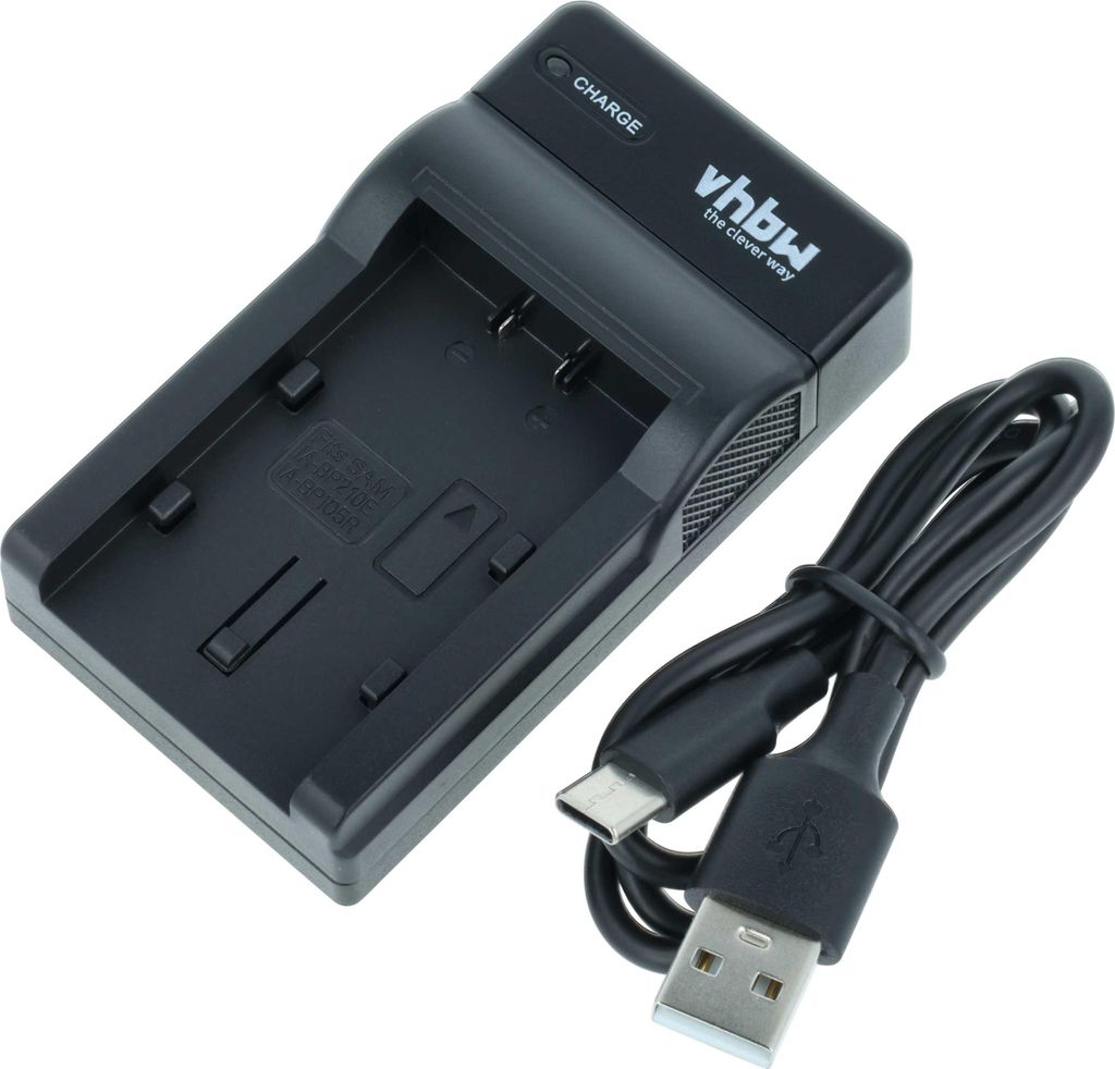 vhbw USB-C Ladegerät kompatibel mit Samsung HMX-H200, Produktbild 