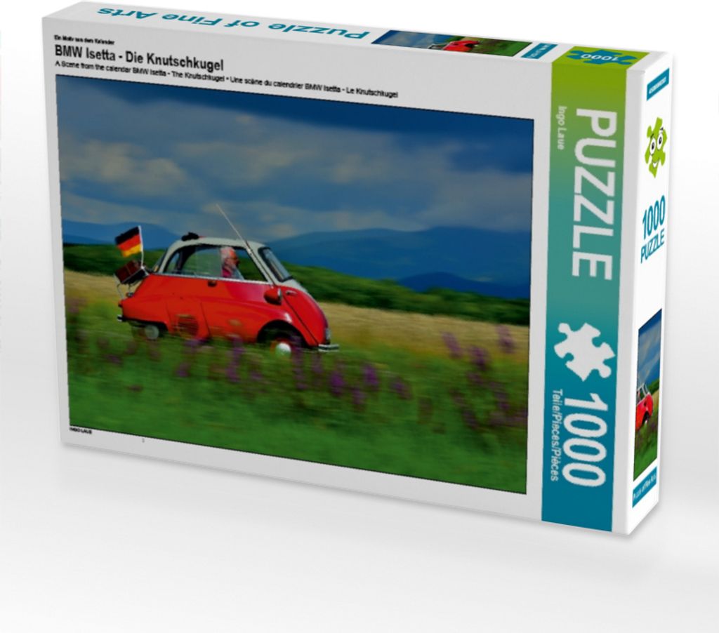 Calvendo Ein Motiv aus dem Kalender BMW Isetta - Die Knutschkugel 1000 Teile Puzzle quer 640x480mm, Laue Ingo; 7273541