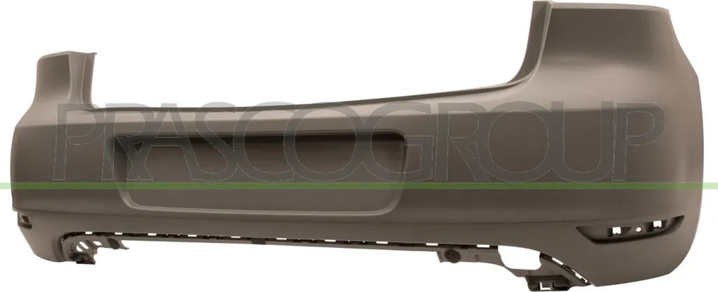 Pare-chocs arrière robuste PRASCO VG0381051 avec apprêt pour Golf VI
