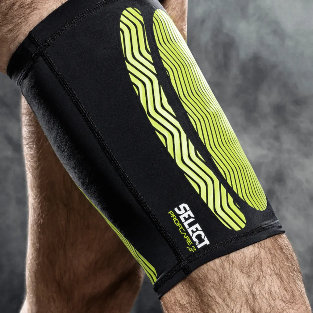 Manchon de compression cuisse noir taille XL pour le soutien musculaire