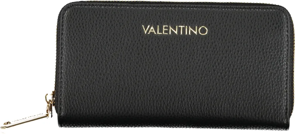 Petit Portefeuille Valentino Bags Noir - Idéal pour Sac à Main et Voyage