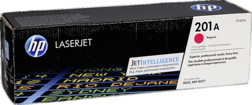 HP 201A tonercartridge, magenta (CF403A) Productafbeelding 