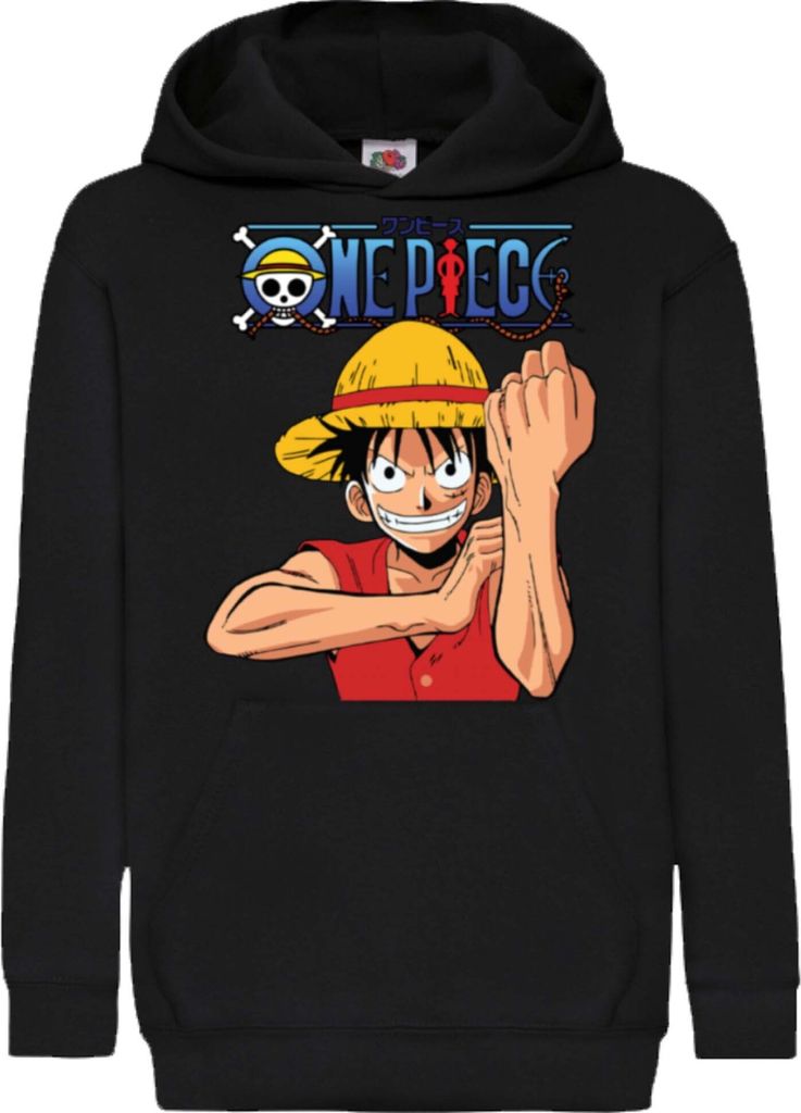 Kinder Kapuzenpullover One Manga Piece Anime 005, 12-13 Produktbild 