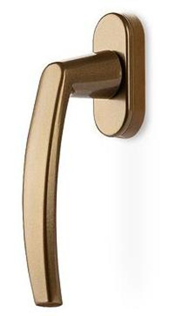 Fenstergriff Aluminium Bronze 45° 35mm / Packung 1 Stück