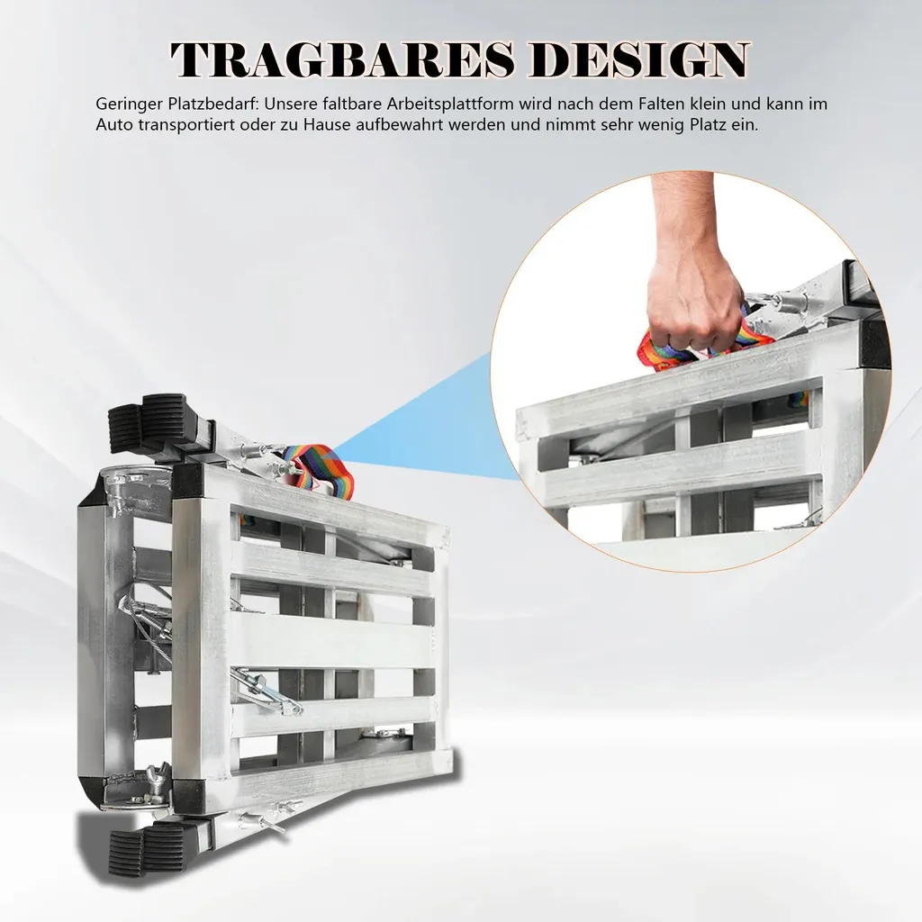 Échelle en aluminium robuste et légère modèle double pour construction