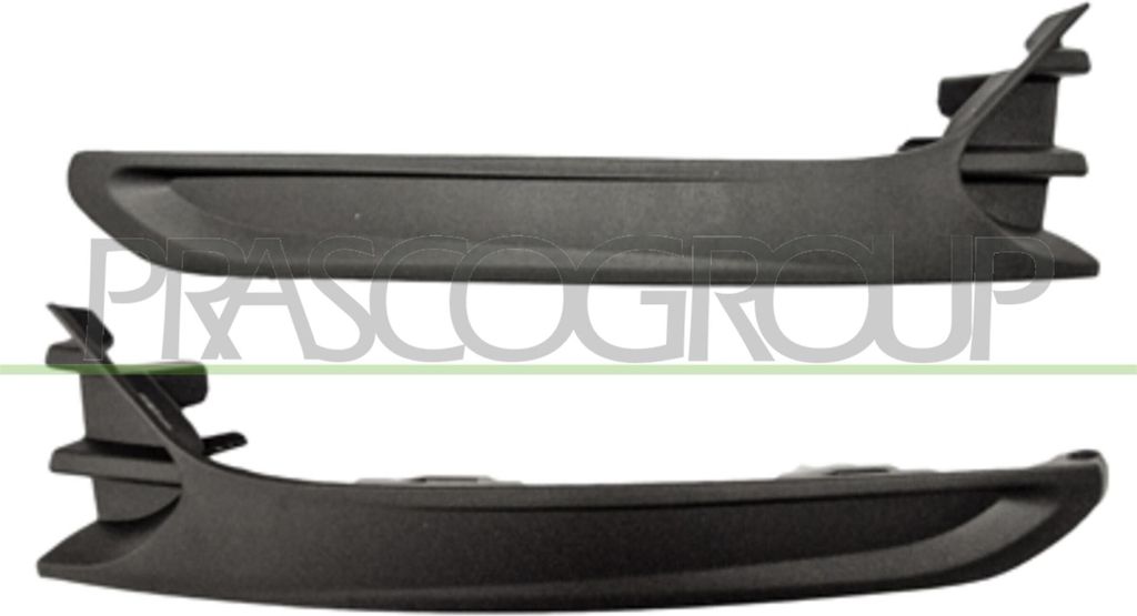 PRASCO Zier- / Schutzleistensatz Stoßfänger vorne links vorne rechts RN3301230 für RENAULT Clio IV Schrägheck (BH) Clio IV Grandtour (KH)