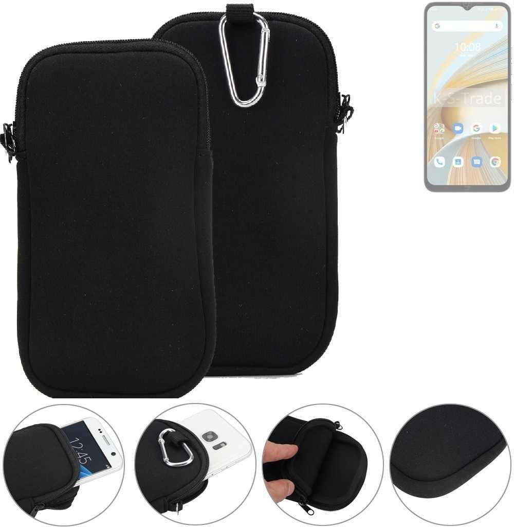 K-S-Trade Neopren-Hülle Handyhülle kompatibel mit UMIDIGI G3 Schutzhülle Neoprenhülle Sleeve Schutz-Hülle Gürtel Tasche Case Holster Handytasche