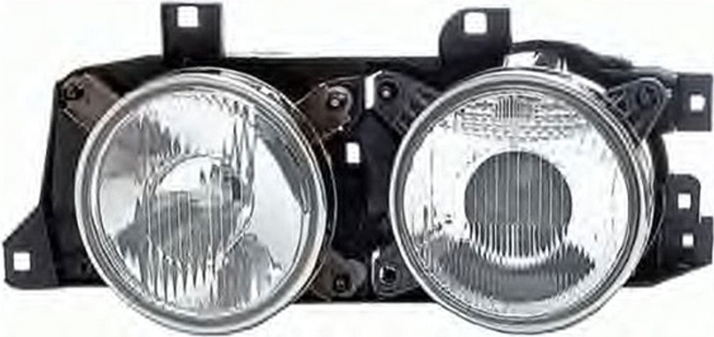 Johns, Scheinwerfer Super-De/H1 Links passend für BMW 7 E32 09/88-09/94 für elektrische 63121391597 1378361 1390289 1391597 63121378361 63121390289