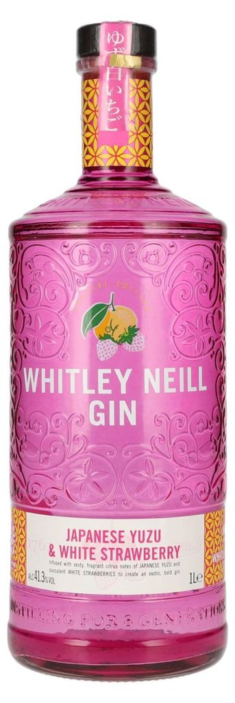 Whitley Neill JAPANESE YUZU & WHITE STRAWBERRY GIN 41,3% Produktbild 