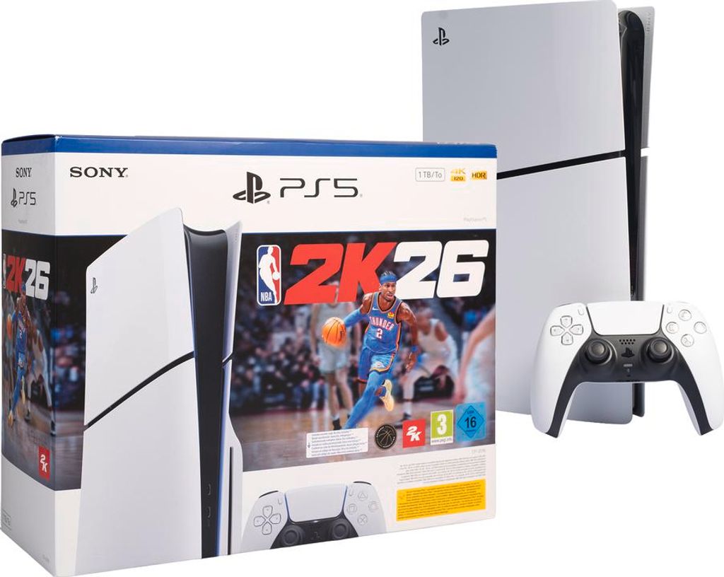 Sony PlayStation 5 Slim+ NBA 2K26 Produktbild 