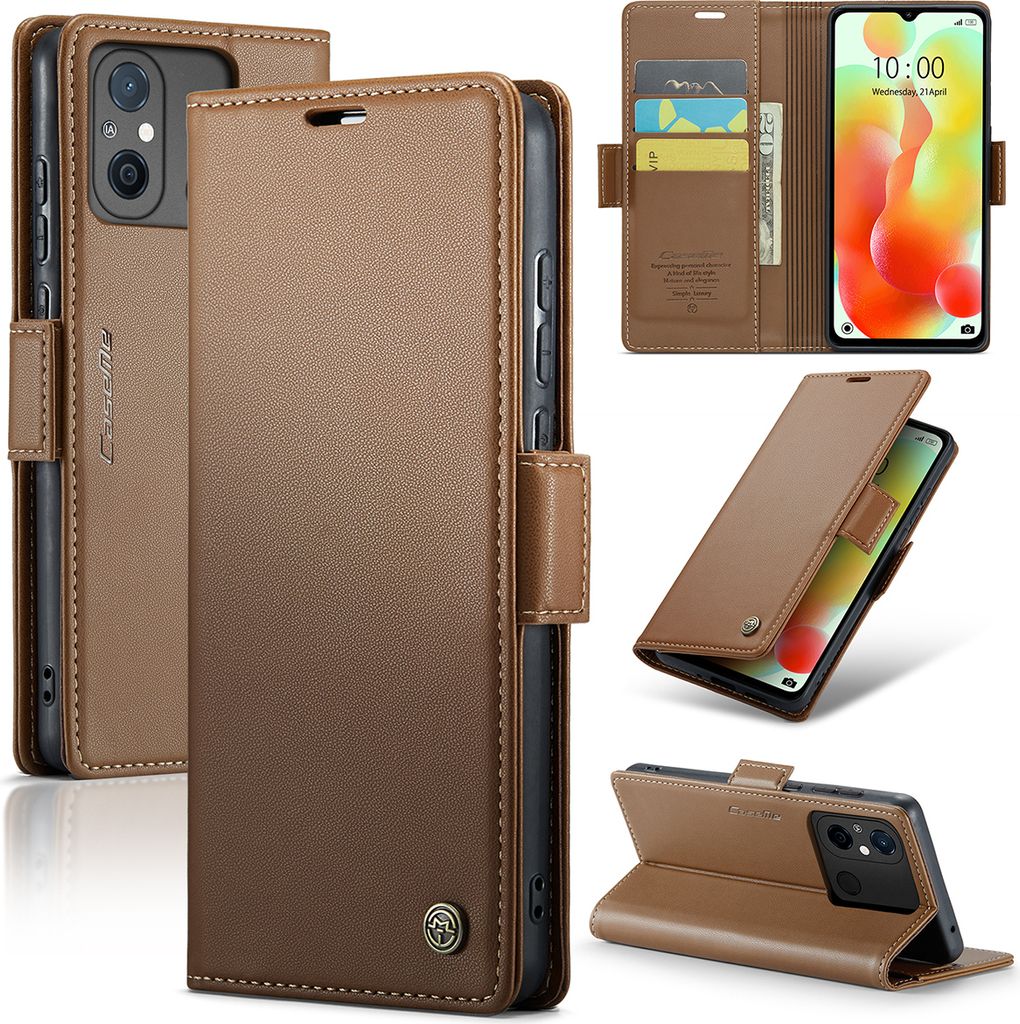 Redmi 12C Hülle, Leder Brieftasche Kartenfach Schutzhülle Produktbild 