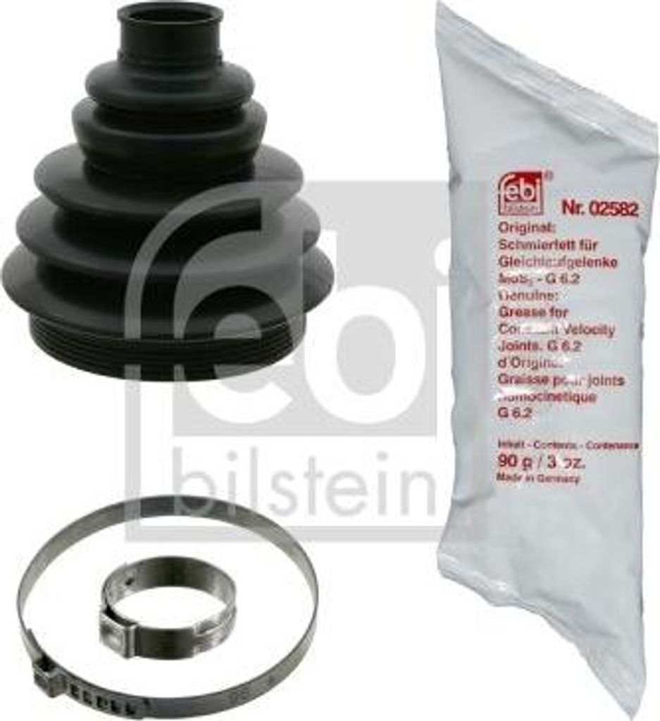 FEBI BILSTEIN 14909 Manschettensatz, Antriebswelle OE 46429633 kompatibel mit Alf. 145, Alf. 146, Alf. 147, Alf. 155, Alf. 156, Alf. 166, Alf. GT, ...