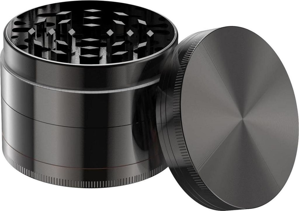 Macina erbe 75mm macina polline Set di 4 pezzi in lega di Immagine del prodotto 