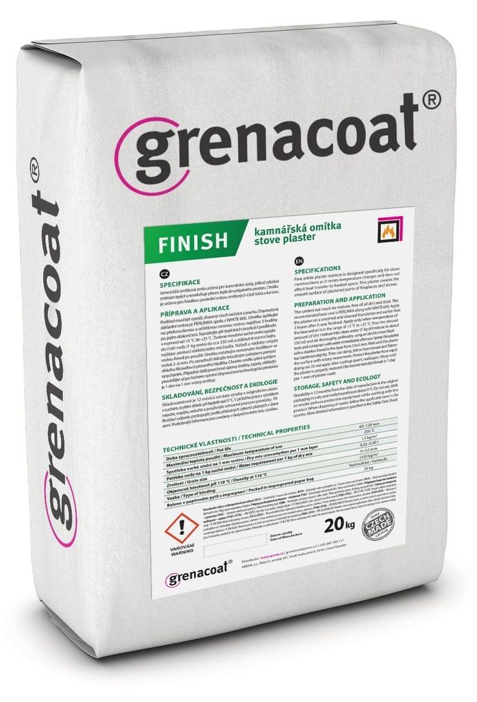 Ofenputz der Feine Ofenputz Kaminputz | Grenacoat Finish | Produktbild 