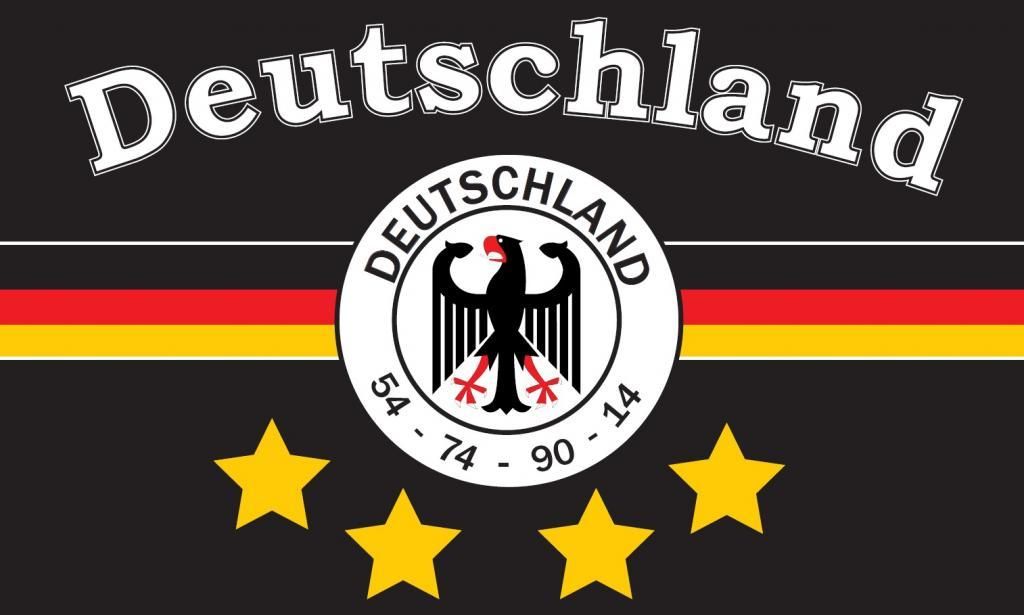 Flagge DEUTSCHLAND 7 4 Sterne schwarz 250 x 150cm, Produktbild 