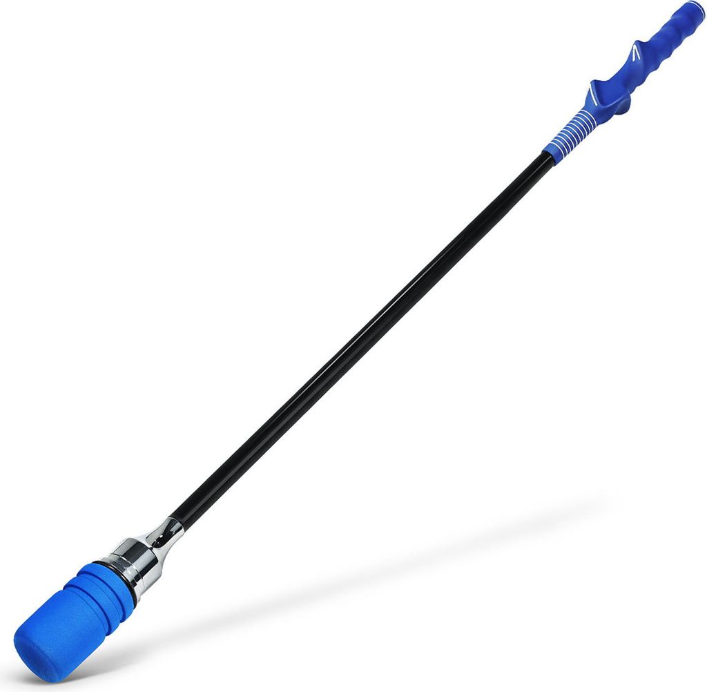 Einziehbare Golfschwung-Trainingshilfe, Aufwärm-Golfschwungtrainer, Rhythmus-Klick-Sound-Grifftrainer für Distanz-Tempo-Genauigkeitstraining