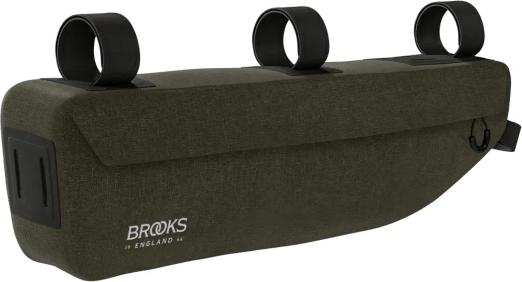 Brooks Scape Frame Bag 3L Mud Green : Sacoche Cadre Ultra Résistante