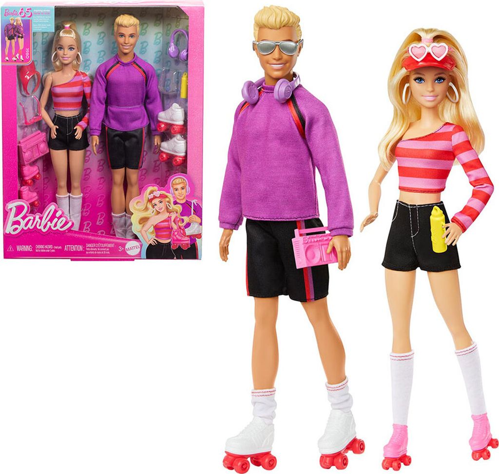 Mattel HXK90 - Ken & Barbie Fashionista Puppe 2PK - 65th Produktbild 5