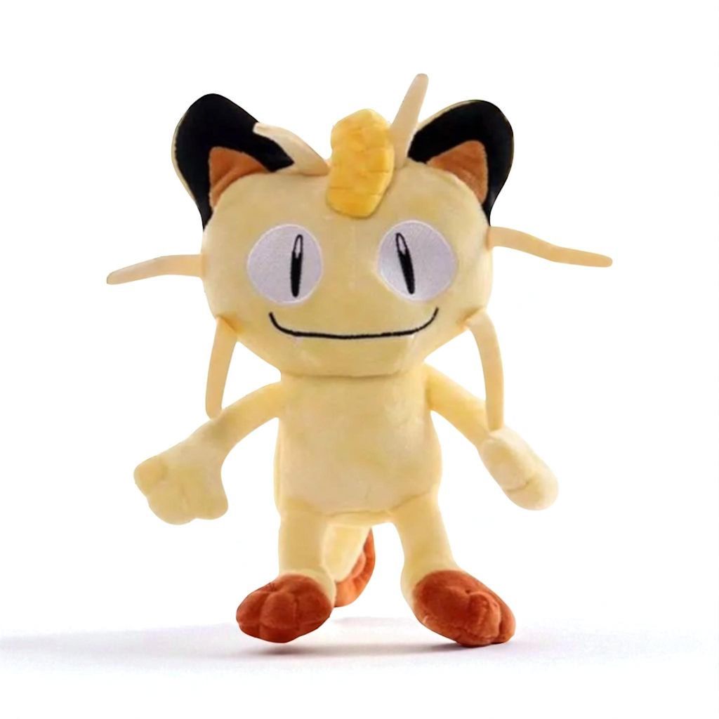 Mauzi Plüschtier 25 cm – Pokémon Kuscheltier – Weiches Produktbild 