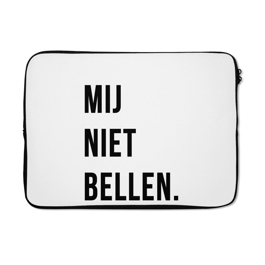 MuchoWow Laptop Hülle 14 ZollZitate - Sprichwörter - Ruf mich nicht an. - Weiß Laptoptasche - Laptoptasche - Stoßsicher - Schutzhaube