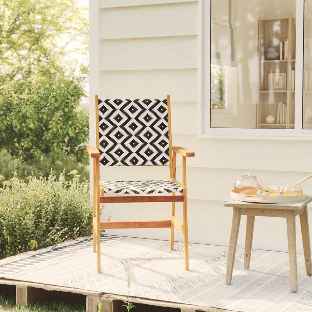 "2026 Aktion"Outdoor-Stuhl/Picknickstuhl - Gartenstühle 2er Set - Gartensessel - Massivholz Akazie - 56x62x92 cm DEMöbel 8458532